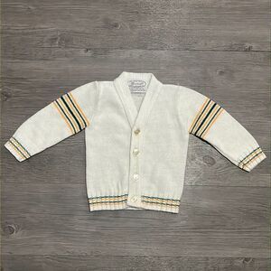 Vintage Robinit May Knitting Co. Cardigan Sweater Size 9 Months